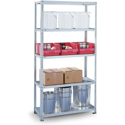 META Policový regál FIX, 230 kg, 2500x1000x600 mm, přídavný regál