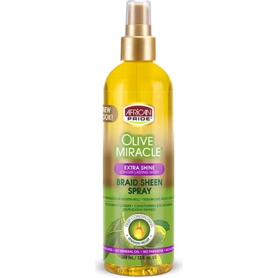 African Pride vyživujúci sprej s efektom hodvábne lesklých vlasov 355 ml