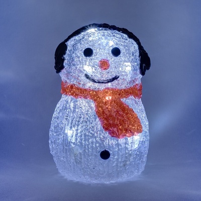 DecoLED LED svetelný snehuliak 15 cm