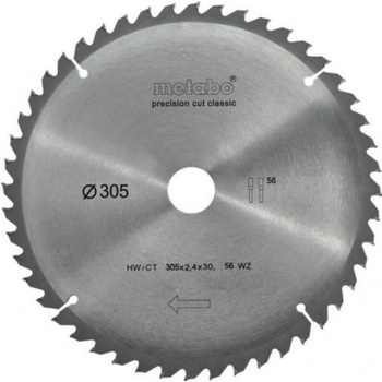 METABO 628064000 pilový kotouč 305x30, 56WZ 5° negativ hW/CT METABO 628064000