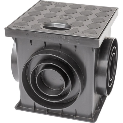 Bielet 250 x 250 mm šedá