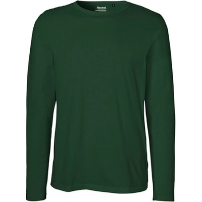 Neutral pánske tričko s dlhým rukávom NE61050 bottle green