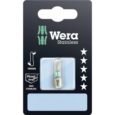 Bit 1xTX20/25mm, TORX®, up. šestihran 1/4 3867/1 TS SB, nerezová ocel, WERA, 073622