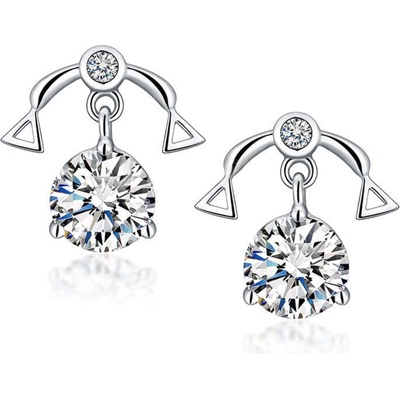 Silenti Jewelry Сребърни обеци "Везни