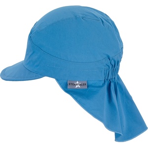Sterntaler Детска шапка с козирка Sterntaler Kid's Peaked Cap with Neck Protection Uni Cap - Velvet Blue - размер 49 cm (904-1902-0612)