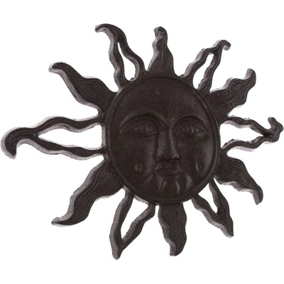 Dakls Черна чугунена декорация за стена на открито Sunshine - Dakls (LS224)