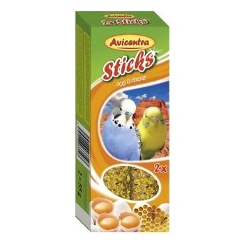 Avicentra Sticks tyčinky vaječné medové pro andulky 110 g
