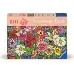 Ravensburger - Puzzle Tiffany's Flower World - 100 piese