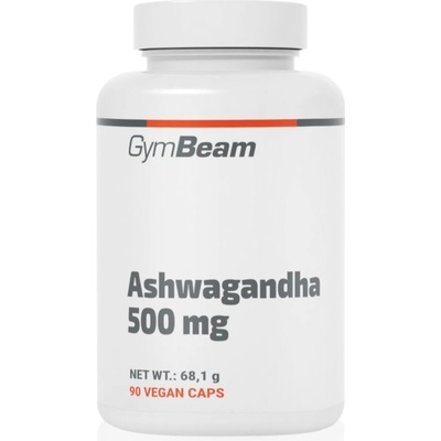 GymBeam Ashwagandha 500 mg капсули за подпомагане на физическото и психическото здраве 68.1 гр