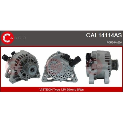 ALTERNATOR 12V 80A CAL14114AS