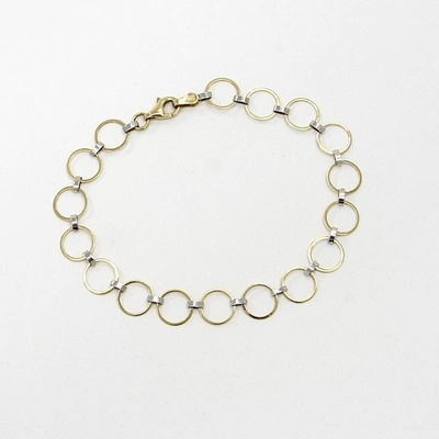 Pattic zlatý náramek bicolor ARP037103O