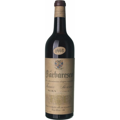 Franco Fiorina Barbaresco suché červené 1962 0,75 l (holá láhev)