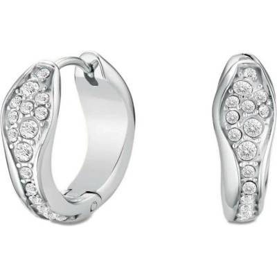 Rosefield Elegantní ocelové kruhy s krystaly Pavé JEPFS-J1227