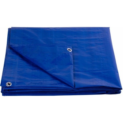 Strend Pro Plachta Tarpaulin Standard 4x5, zakrývacia, 80 g/m2, modrá, s okami