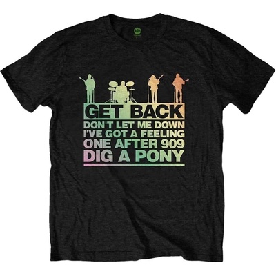 The Beatles Get Back Gradient Black 2XL Риза (BEATTEE425MB05)