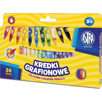 STRIGO Voskové pastelky 24 farieb