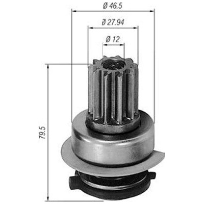 Pastorok, štartér MAGNETI MARELLI 940113020291