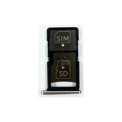 Držiak SIM karty Motorola Moto X Force XT1580 / XT1585 strieborný