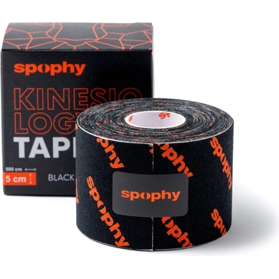 Spophy Kinesiology Tape Black tejpovací páska černá 5cm x 5m – Zbozi.Blesk.cz