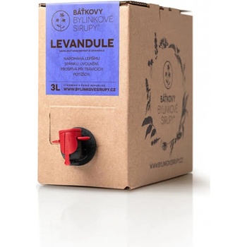 Báťkovy Bylinkové Sirupy Levandule 3 l