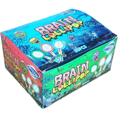 Brain Lollipop Svítící mozky 30 x 10 g