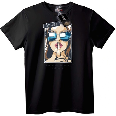 NOONEBRAND Тениска Queen Стил - 3XL, White