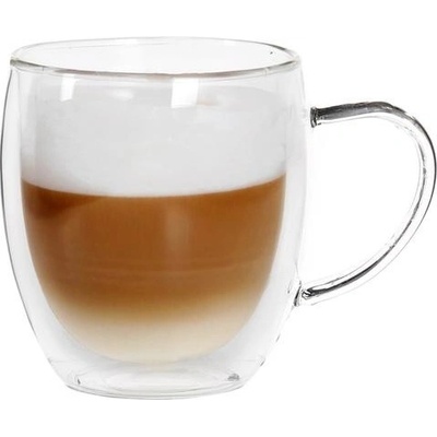 Toro SKLENICE S UCHEM LATTE MACCHIATO DVOJITÉ BOROSILIKÁTOVÉ SKLO 003 400 ml