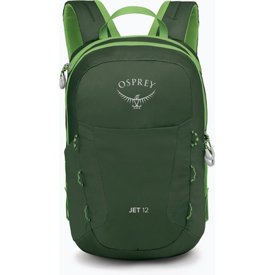 Osprey Детска туристическа раница Osprey Jet 12 l green canopy / limeline green