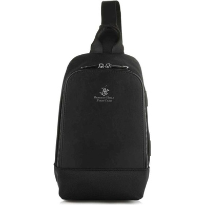 Beverly Hills Polo Club Batoh crossbody mono BHPC Manhattan 3 7 L čierna