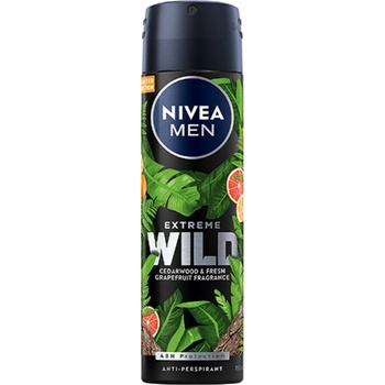 Nivea Men Extreme Wild Cedarwood & Fresh Grapefruit deospray 150 ml