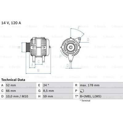 Alternátor BOSCH 0 986 049 061