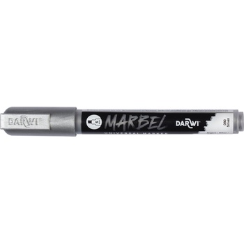 Darwi Marbel Химикал маркер 6 mm Silver N°080 1 бр (DA0236006080C)