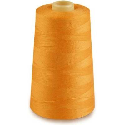 Polyesterové nitě pro overlocky i klasické šití návin 5000 yards PES 40/2 520 Cyber Yellow