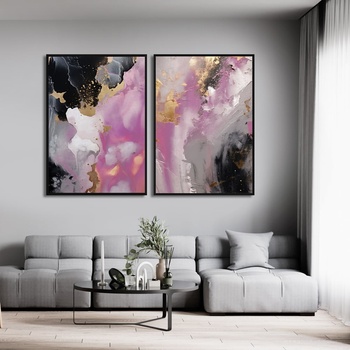 Image 1 of Decono Картини Виолетов Мрамор