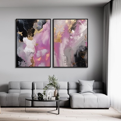 Decono Картини Виолетов Мрамор