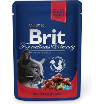 Brit Premium Cat Pouches with Salmon & Trout- Пауч за котка 100 g