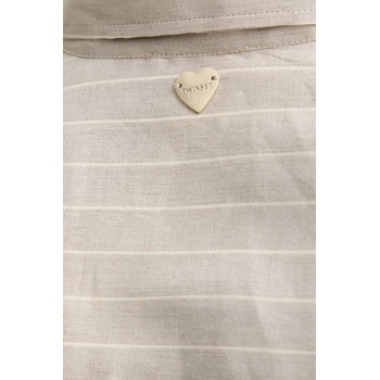 TWINSET риза дамска с лен (261LM2FAA)