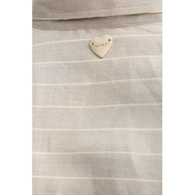 TWINSET риза дамска с лен (261LM2FAA)