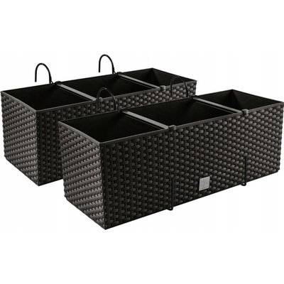 Prosperplast Květináč 103 x 19,5 x 18,5 cm plast béžový