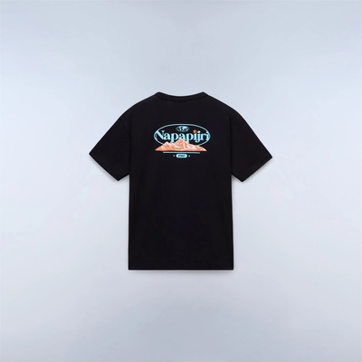Napapijri Мъжка тениска Napapijri Graphic T-shirt Mens - Black MQ9