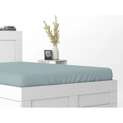 Detexol Prostěradlo Mikrosatén mátové Polyester 180x200