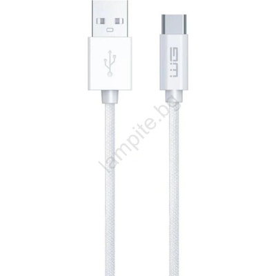WINNER GROUP-WG - USB кабел USB-C / USB-A 60W 1m бял (WN0009)