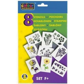 Centropen Šablony A5 Květiny 8 ks