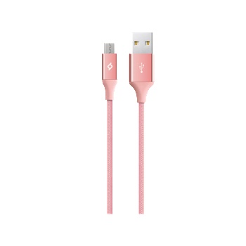 Image 1 of Ttec Кабел ttec AlumiCable Micro USB Charge/Data Cable - RoseGold