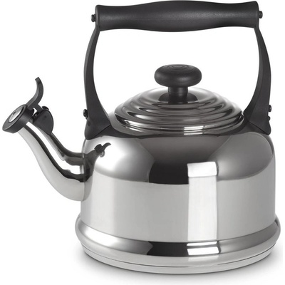 Le Creuset Чайник за котлон ТРАДИЦИОНЕН 2.1 л, сребърен, неръждаема стомана, Le Creuset (LECR92000100000100)