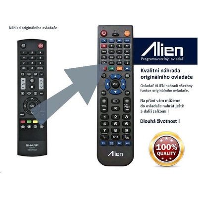 Diaľkový ovládač Alien Sharp GB042WJSA