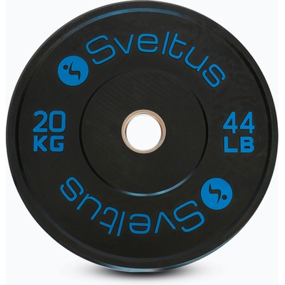 Sveltus Олимпийски бъмпер тежести Sveltus Training 20 kg black