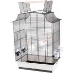 INTER-ZOO Pet Products Клетка за птици GRETA CABRIO DARK - 49, 5 x 30, 5 x 66 cm СВЕТЛО СИВА