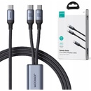 Joyroom SA21-1T2 C-2C USB-C (M) - 2x USB-C (M) 100W, 1.5m, černý