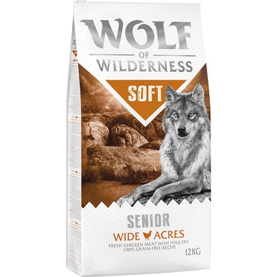 Wolf of Wilderness Senior Soft Wide Acres kuřecí 2 x 12 kg